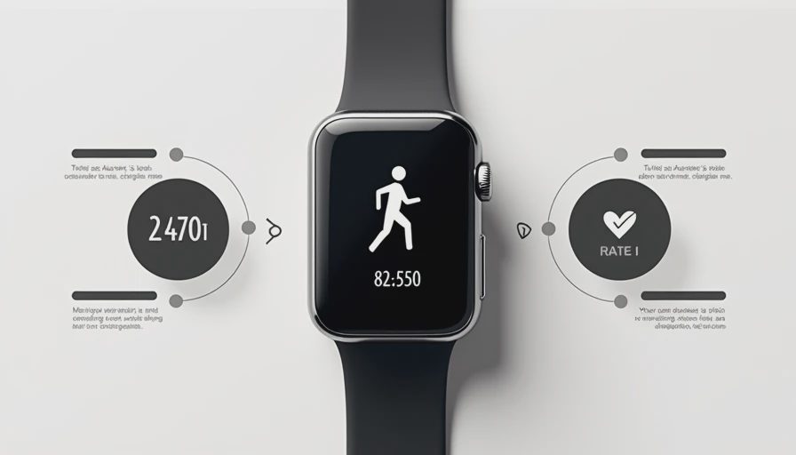 Illustration for fitness tracker