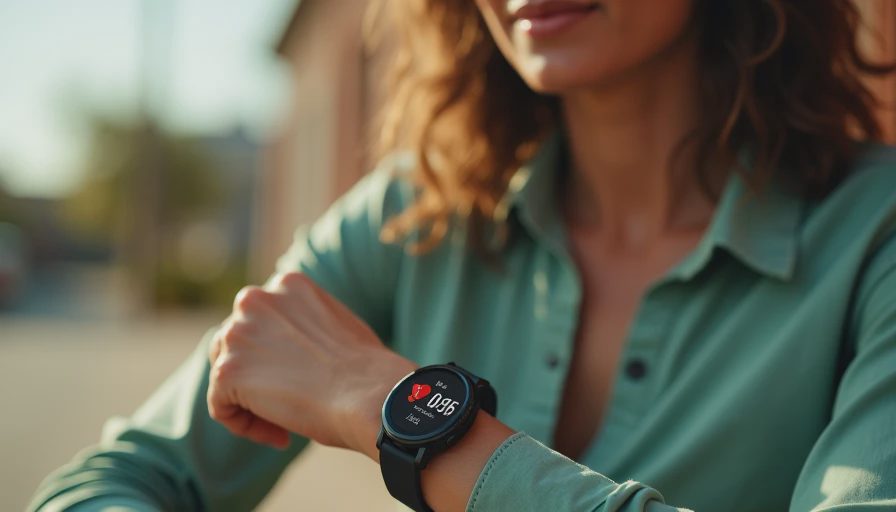 Visual context for fitness trackers with heart monitor