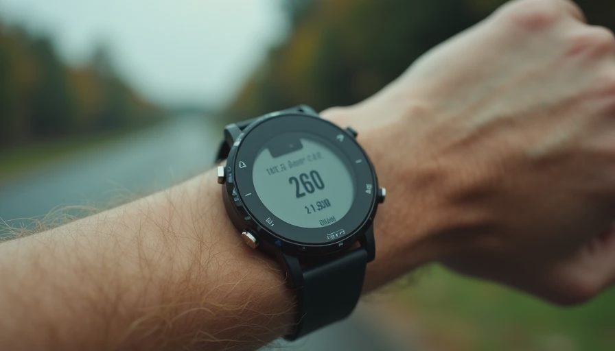 Visual context for heart rate monitor and running