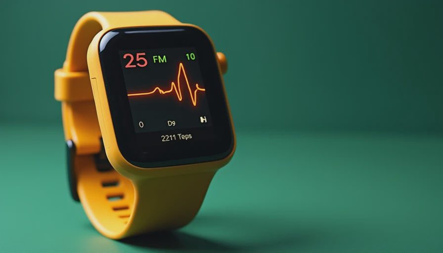 Illustration for training with heart rate monitor