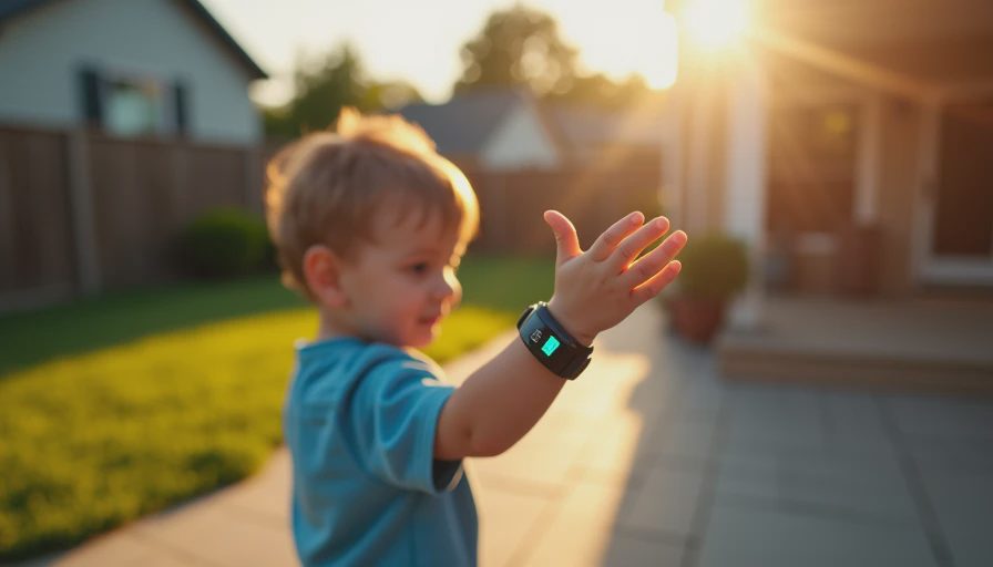 Illustration for kids smart watch