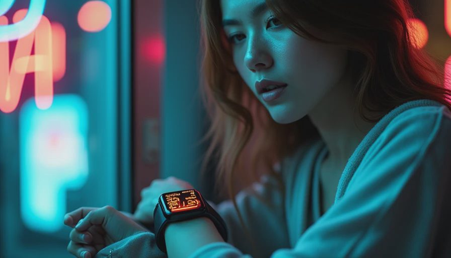 Illustration for smartwatch diary